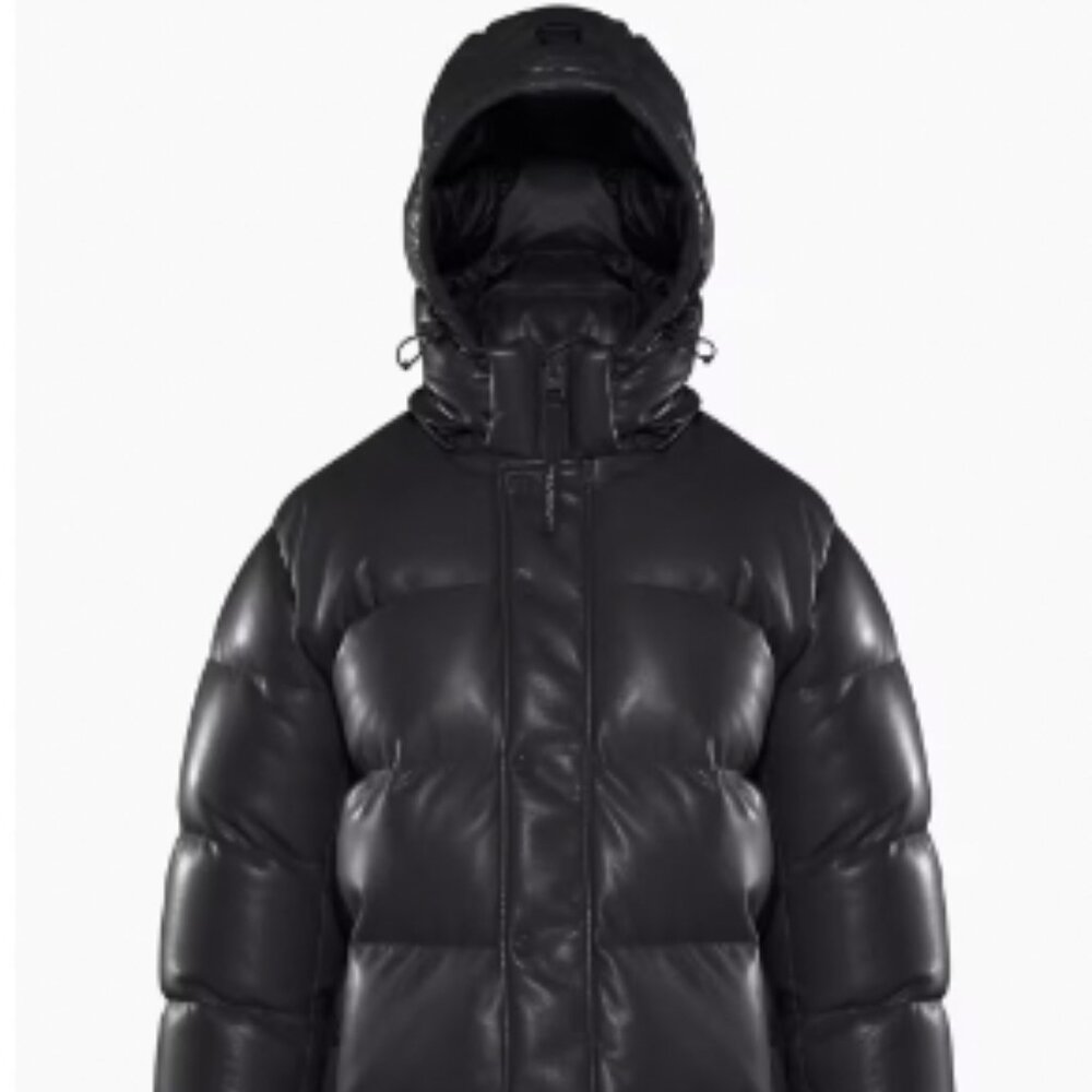Aritzia Leather Super Puff